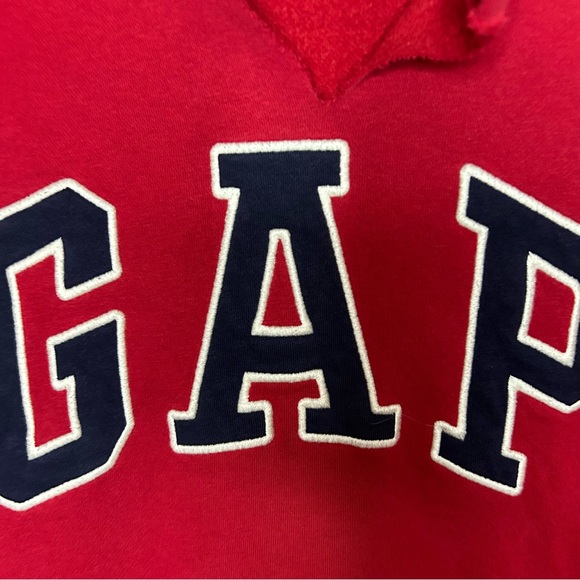 Vintage GAP sweatshirt red hoodie medium - Picture 9 of 12